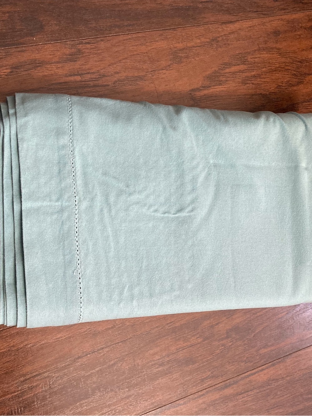 Light Aqua color 8’ x 60” tablecloth 100% cotton